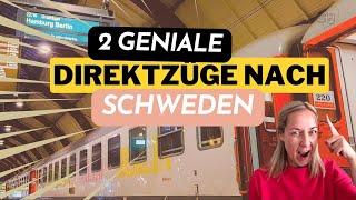   2 geniale Direktzüge nach Schweden - Mit dem Nachtzug über den Polarkreis!