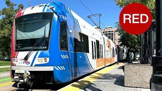 Utah Transit Authority UTA TRAX Red Line, Full Ride, Daybreak to University of Utah, Siemens S70