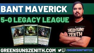 Legacy BANT Maverick 5-0! | MTGO League | November 27th 2020 | GreenSunsZenith.com