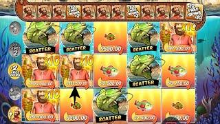 BIG BASS SPLASH RECORD FISHERMAN 19x 58 FREE SPINS EPIC GAME BONUS BUY INLINE CASINO SLOT