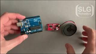 Lecteur MP3 UART avec lecteur carte TF et haut-parleur pour Arduino : montage