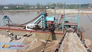 professional bucket chain dredger（Gold mining dredger） is Sand mining