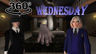 VR 360 Wednesday - Addams Family and Enid Escape you!