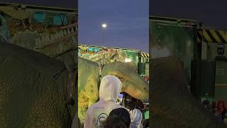 Savage T-Rex Attack!  Jurassic Lockdown at State Fair Meadowlands 2024  #Shorts