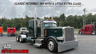 Driving this custom Peterbilt 389 for the first time!