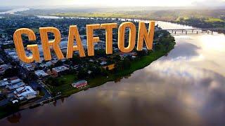 Grafton Towncentre on the banks of the Clarence river in Northern NSW Australia 2022