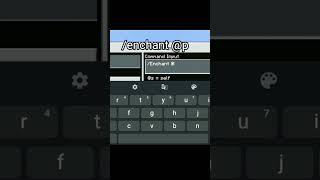 How to Enchant  anything by command block in Minecraft pe #minecraft #shorts #viral #video