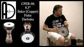 Agean Percussion 8,5'' Copper Fiske Darbuka