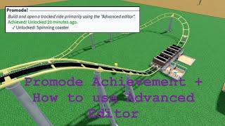 How to get PROMODE Achievement in Theme Park Tycoon 2 - Roblox