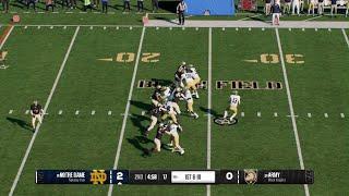 College Football 25 | Notre Dame vs Army | NCAA Gameplay PS5