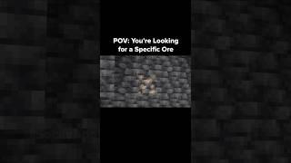 Minecraft Ore Moment