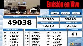 Sorteo de Lotería Nº 5024 - 07/04/2021 21:00Hs.