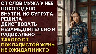  От слов мужа у нее похолодело внутри, но супруга решила действовать незамедлительно и радикально