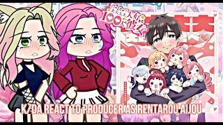 (NTR) K/DA React to Producer as Rentarou Aijou || NTR React to MC as Rentarou || 100 Kanojo ||