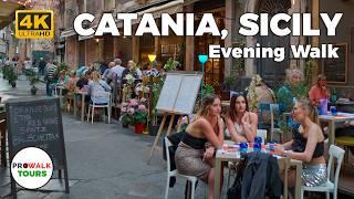 Catania, Italy Evening Walking Tour 2024 - 4K60fps with Captions by Prowalk Tours