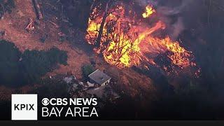 Fire burns homes in Oakland Hills; evacuations ordered