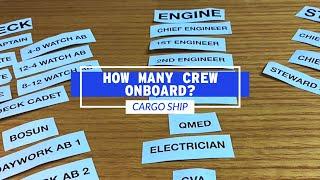 How Many Crew Work On A Cargo Ship? | Life At Sea