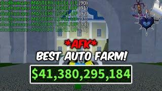 BEST Way On How To AFK Farms Money, Mastery & Materials! - Blox Fruits