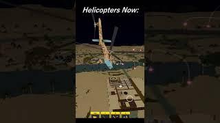 [WAR TYCOON] Helicopters Now vs. Then #shorts