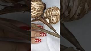 2 min fairy mushroom nail art. #nailartdesignsathomewithouttools #2min #mushroom #fairy #elves #nail