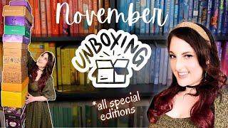 Book Box Haul & Unboxing  ALL Subscription Boxes & Special Editions  (And A Side of Chaos)