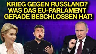 Deutschland vor dem Krieg? Brisante Entscheidung des EU-Parlaments enthüllt!