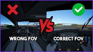 How to PROPERLY adjust your FOV in iRacing - Tutorial (2024)