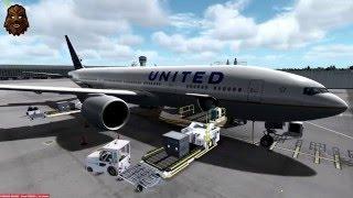 [P3D v3.2] Washington Dulles (KIAD) - San Francisco (KSFO) Full Flight | UAL340 PMDG 777-200LR