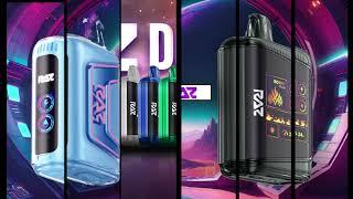 RAZ VAPE:THE WORLD'S FIRST MEGA HD SCREEN DISPOSABLE !