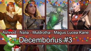 Ashnod vs Nalia vs Muldrotha vs Magus Lucea Kane Decembonus #3 EDH / CMDR game play