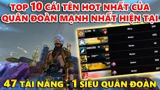 47 Tài Năng Trong 1 Siêu Quân Đoàn - 10 Cái Tên Hot Nhất Của Quân Đoàn Mạnh Nhất Free Fire