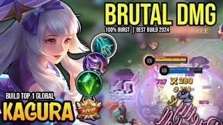 KAGURA BEST BUILD 2024 | BUILD TOP GLOBAL KAGURA GAMEPLAY | MOBILE LEGENDS