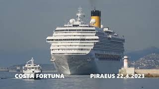 COSTA FORTUNA arrival at Piraeus Port