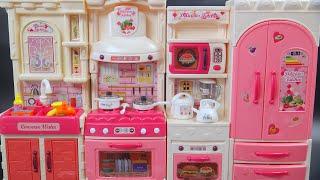 [Toyasmr] 7 Minutes Satisfying Unboxing Pink&White Super Cute Kitchen Set! ASMR Miniature No Talking