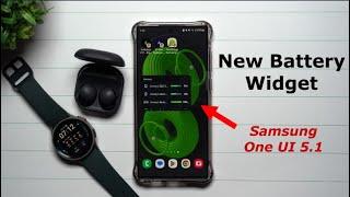 Amazing New Battery Widget - Samsung One UI 5.1