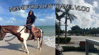 VLOG: MIAMI FOR A DAY HORSEBACK RIDING, BRUNCH, and BEACH DAY