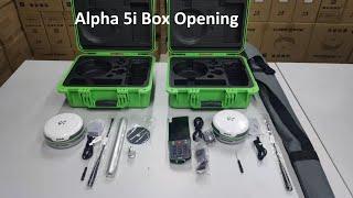 Alpha 5i RTK GNSS Box Opening