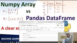 Difference between Numpy Array and Pandas DataFrame Clearly Explained