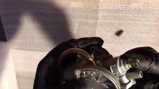 How to install throttle cable on 49cc carb