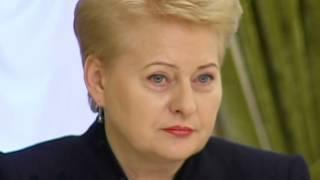 Lithuanian Military Aid for Ukraine: Lithuanian President Dalia Grybauskaite visits Kyiv