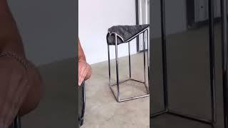 SCULPTURAL FURNITURE with natural material  welding a Rock Table #metalwork #art #furnituremaking