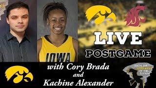 IOWA - WASHINGTON STATE POSTGAME with Kachine Alexander / Iowa Women's Basketball Postgame