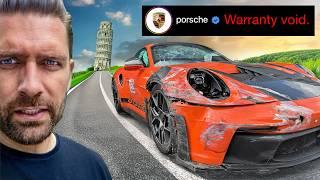 TESTING MY CRASH DAMAGED PORSCHE GT3 RS THAT MAT ARMSTRONG REBUILT