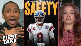 FIRST TAKE | The Giants using Daniel Jones as a scout team safety is downright shameful - Stephen A.