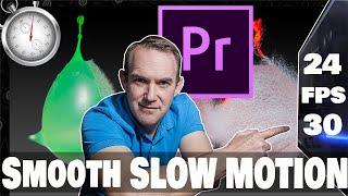 SLOW MOTION FOR LOW FRAME RATES - Premiere Pro In 1 MINUTE! Tutorial 2021