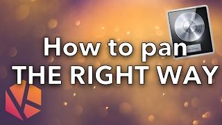 How to pan THE RIGHT WAY in Logic Pro X (not using pan knobs)