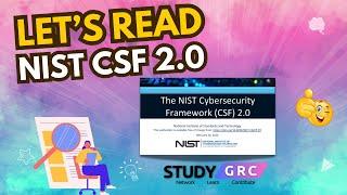 NIST CSF 2.0 (NIST CSWP 29) Read Through