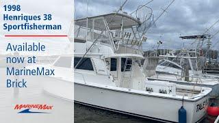 1998 Henriques 38 Sportfisherman for sale at MarineMax Brick, NJ