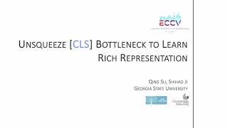 ECCV 2024 Paper: Unsqueeze [cls] Bottleneck to Learn Rich Representations