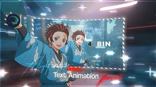 「Intro Text Animation」Alightmotion (+Free Preset)